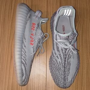 Adidas Yeezy Boost 350 V2 Gray with Red Accents